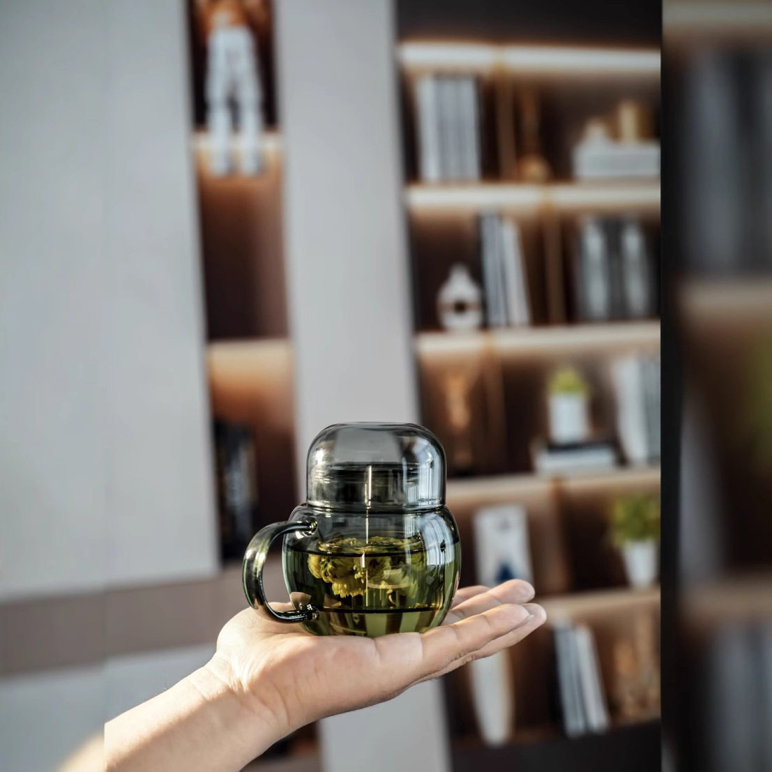 New Dundun Teapot Heat Resistant Tea Cup Electric Ceramic Stove Tea Boiling Cup Tea Water Separation Glass Household Personal Drink