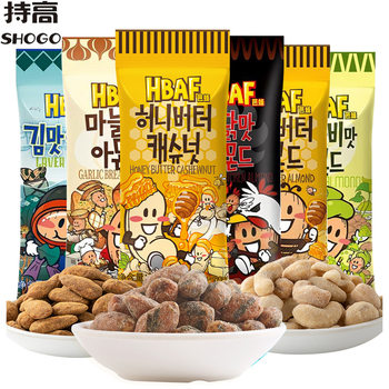 South Korea Imported Bafeng Tom Farm Honey Butter Almonds Almond Cashew Nuts Snacks Wholesale