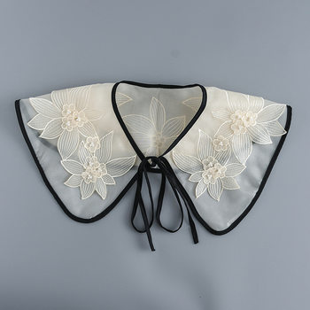 Fake collar shawl cotton yarn flower shawl cloud shoulder decoration