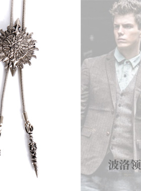 休闲领带项链合金男女合金