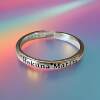HakunaMatata carefree ring opening niche high sense letters finger ring cross-border factory wholesale