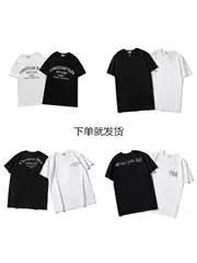 New Omega Di D Full Print IO Short Sleeve Internet Popular Ins All-match T-shirt Men's and Women's Fashion Brand Top Couple Clothes