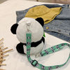 New Cute Giant Panda Plush Toy Doll Bag Crossbody Bag Women's Shoulder ins Cyber Celebrity Cartoon Bag Wholesale