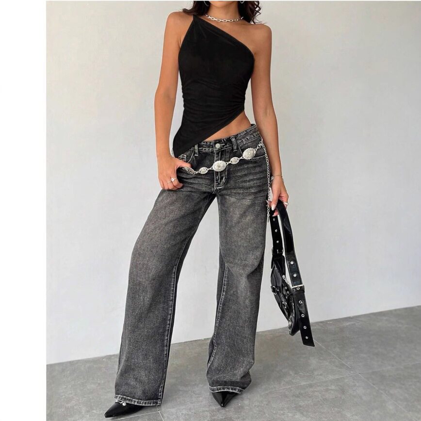 Womens American Style Sweet and Spicy Tank Top Trendy Design Comfortable Fabric Spring Summer Wear Wholesale