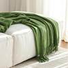 Log Style Knitted Casual Blanket Sofa Decorative Blanket Its Color Model Room Soft Decoration Nap Blanket Towel