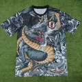 Japanese light green dragon pattern