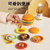 Cute Burger Dish and Bowl Set for Home Kitchen Salad Dessert Snack Plate Exquisite Kidsren's Bowl Dipping Dish Plate