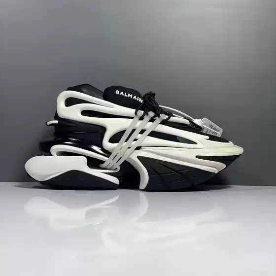 Putian Authentic Paris Balmain Airship Series New High Luxury Men's and Women's Thick-Soled Three-Dimensional Design Heightening Dad Shoes
