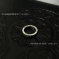 Silver diamond ring (black diamond)