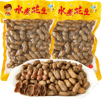 Wu Big Head Boiled Peanuts 508g Five-spice Peanuts with Wine and Side Dishes Cold Dishes Cold Dishes