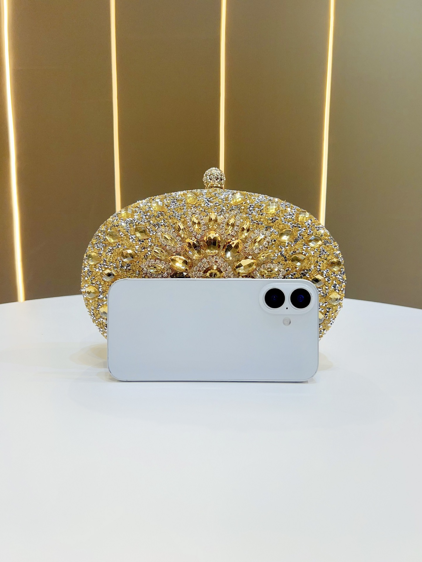 Cross-border Rhinestone Sunflower Dress Banquet Bag Luxury Celebrity Elegant All-match Diamond-encrusted Crossbody Small Handbag Full Diamond 7 O1CN01i9feSM2LHXp85xkV3 !!2216856689667 0 cib