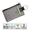 Cross-Border New Multifunctional Card Holder Keychain Rfid Anti-Theft Ultra-Thin Mini Wallet Compact Card Case Can Be Worn Around the Neck
