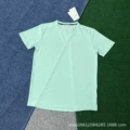 Crystal striped short sleeve tee - green