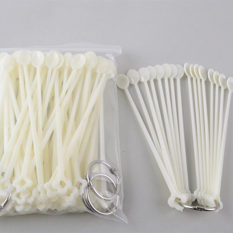 Manicure Tools 100 Colors Spoon Color Plate Nail Art Color Card Nail Display Color Plate Nail Art Practice Color Card