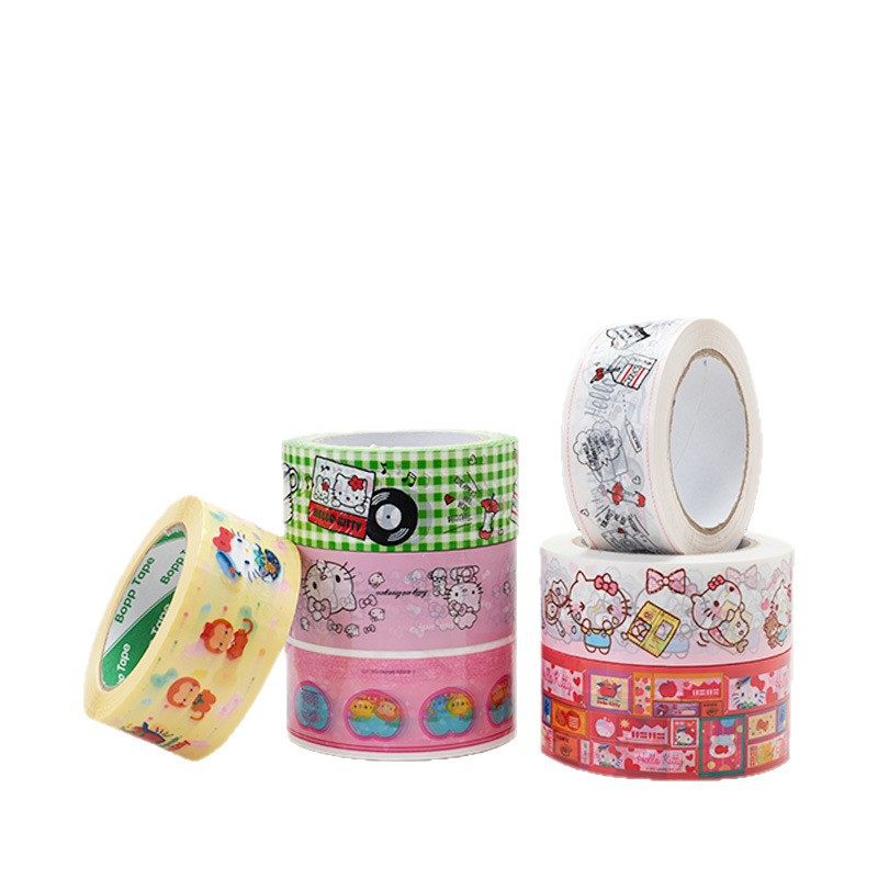 Kt Cat Cartoon Tape Cartoon Sealing Tape Transparent Taobao Sealing Tape Wide White Tape Cute Tape