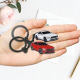 Классическая модель легкосплавного автомобиля Ford Mustang из цинкового сплава Брелок-цепочка аксессуары ремесла подарки поставщик Amazon