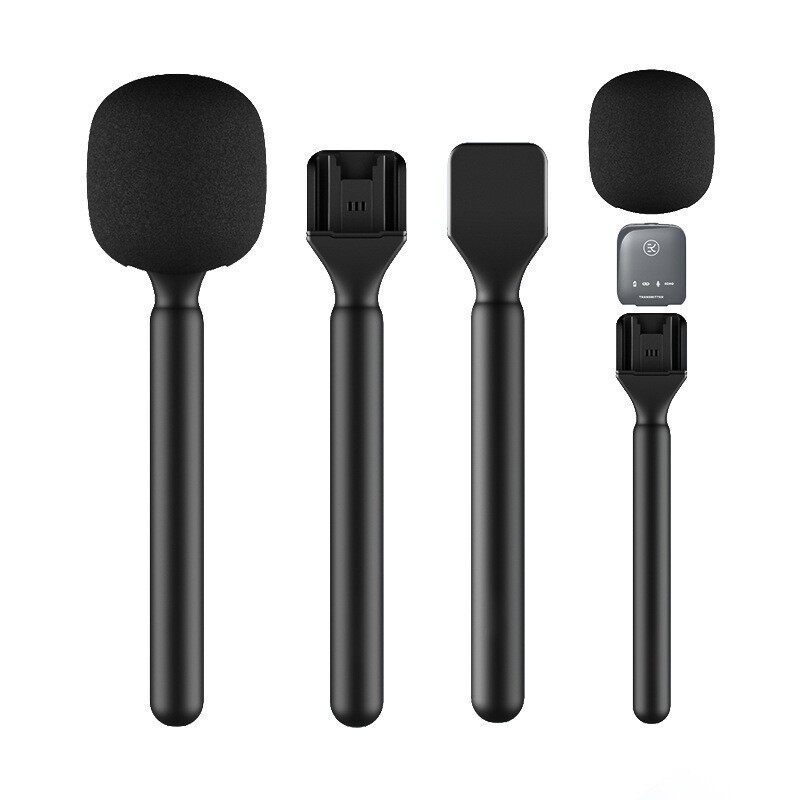 Dji Rod Wireless Microphone Handheld Stick Interview Handheld Rod for Live News Tv Station Reporters Outdoor Use