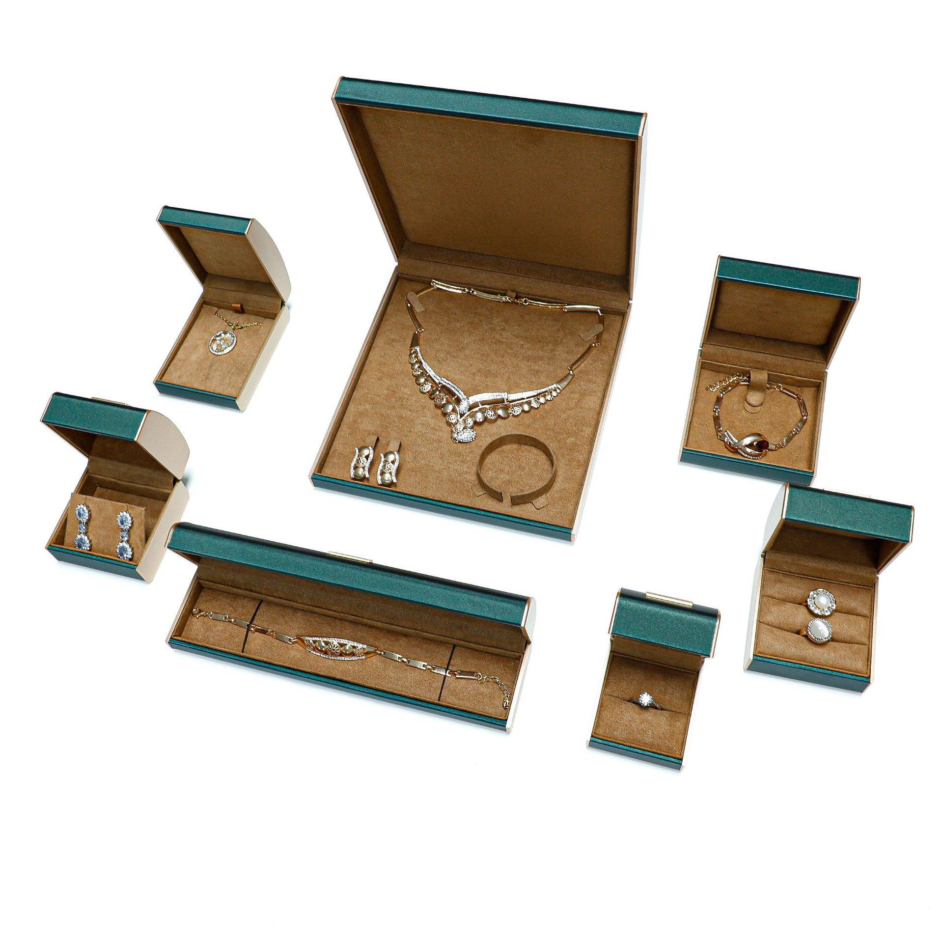 Cross-border Jewelry Box Advanced Jewelry Box Jewelry Box Ring Box Pendant Necklace Set Box Bracelet Jewelry Gift Box