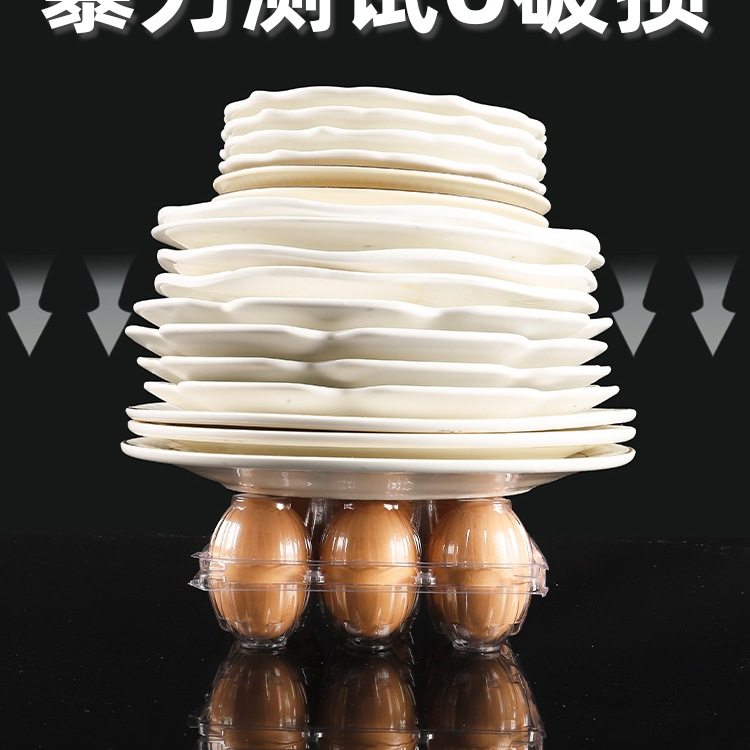 Wholesale Plastic Egg Tray Disposable Transparent Egg Tray Egg Box Packaging Box Storage 30 Pieces Factory Direct Sale