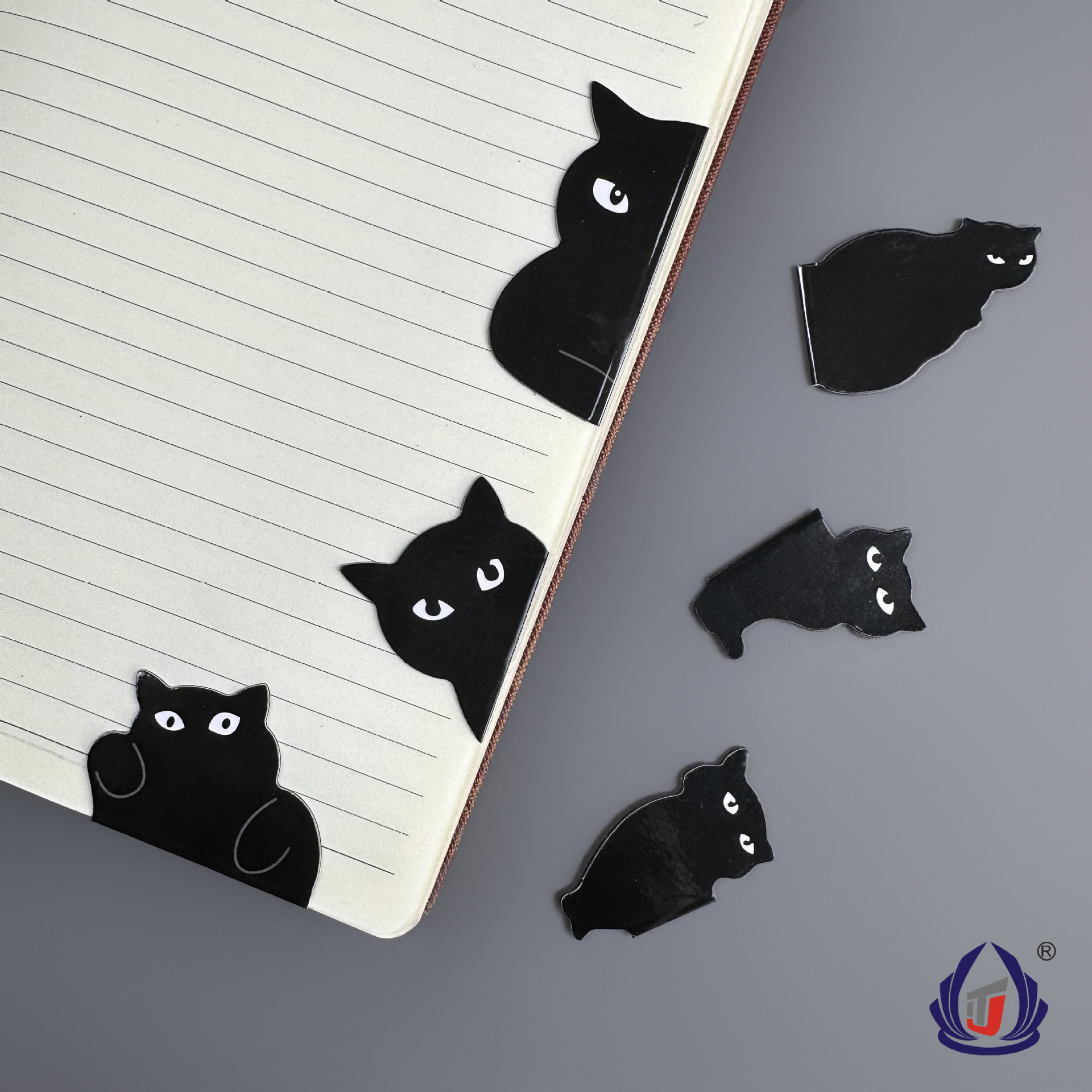 Black Cat Magnetic Cute Bookmark Cat Lovers Gift Bookmark Student Teacher School Family Gift Black Cat Bookmark