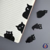 Black Cat Magnetic Cute Bookmark Cat Lovers Gift Bookmark Student Teacher School Family Gift Black Cat Bookmark