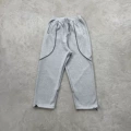 Gray/contrast stitching sweatpants