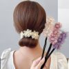 Lazy Marubeni Head Hair Curler Headwear Korean-style Simple All-match Hair Curling Bub New Style Flower Hair Curling Artifact for Women