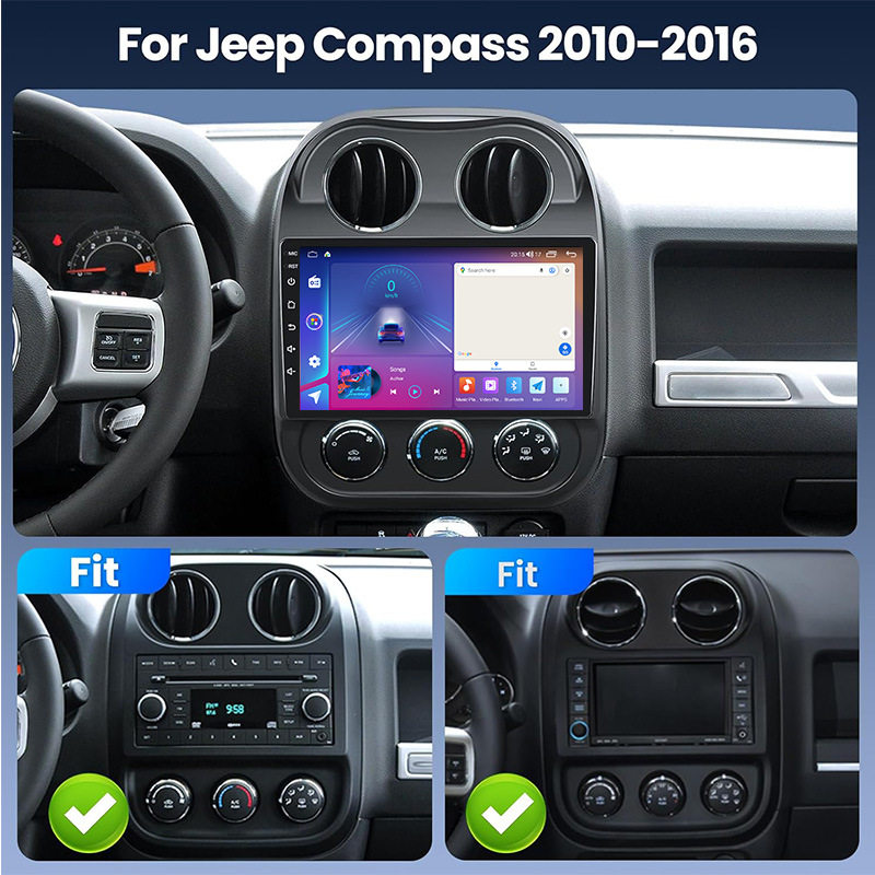 Suitable for Jeep Compass Navigator Jeep Compass Patriot Android Carplay Gps