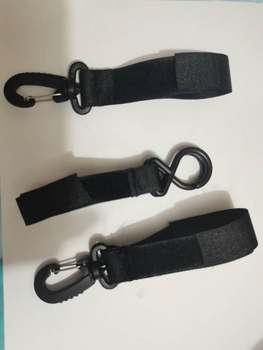 Baby carriage Hook stroller Hook stroller umbrella accessories multi-purpose nylon color Velcro hook