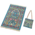 Lake Blue New Flower Bag Blanket