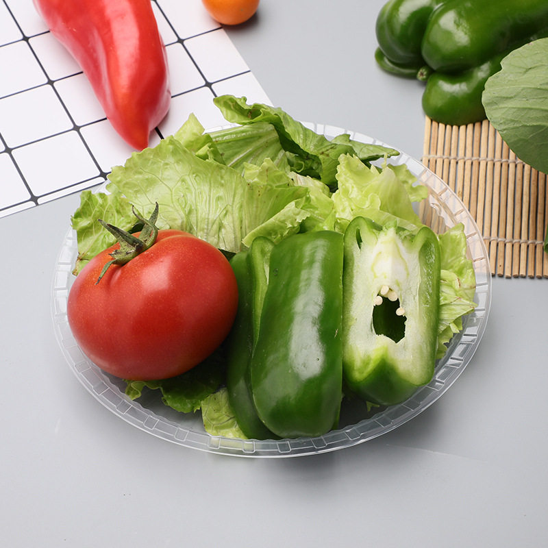 Retailable Disposable Dinner Plates, Microwaveable Cakes, Fruits, Plastic Baking Pans, Home Suburban Wedding Banquet