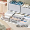 Clothes Pants Storage Artifact Clothes Separating and Sorting Box Household Bedroom Wardrobe Transparent Storage Box Foldable