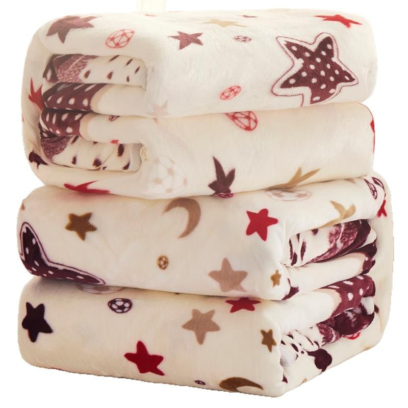 Opening Store Celebration Gift Box Gift Blanket Customer Event Company Employee Welfare Prize Printed Lg Thickeneded Blanket