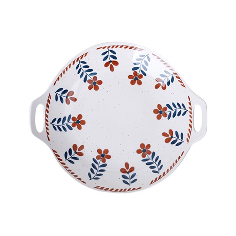 Dishes and Dishes suit Household Japanese-style Ceramic Dishes and Dishes Retro Creative Internet-famous Dishes and Chopsticks Light Luxury Tableware Combination for Housewarming Gifts