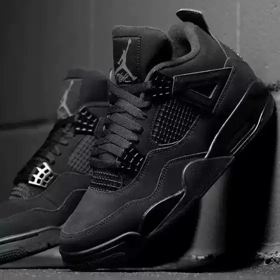 Putian Shoes Aj4 High-Top Classic Sports Basketball Shoes, Breathable, Height-Increasing, Wear-Resistant, Unisex, Versatile Casual Shoes