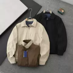 Cross-border RL War Horse Embroidered Pony American Style Antique Classic Lassel Old Cadre Retro Jacket Coat Spring and Autumn Tide