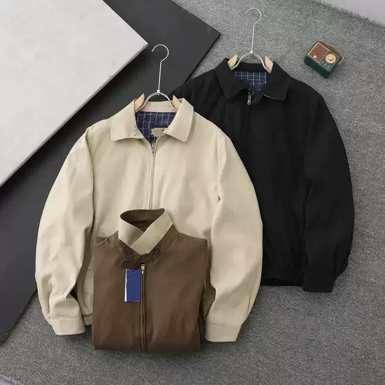 Cross-border RL War Horse Embroidered Pony American Style Antique Classic Lassel Old Cadre Retro Jacket Coat Spring and Autumn Tide