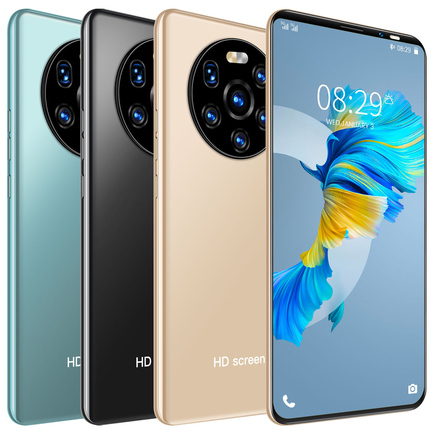 Mate48Pro虾皮热销款跨境5.8寸高清屏1+8安卓智能手机外贸厂家