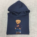 Navy blue (long-sleeved hoodie) (with english logo)