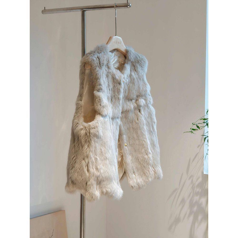 High-End New Chinese Style Reversible Versatile Retro Vest with Button Closure, National Style, High-End Retro Vest for Women to Wear Outside