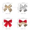 Christmas Decoration Pendant Small Bow Christmas Tree Hanging Decoration Gift Box Gift Decoration Festive Atmosphere Set