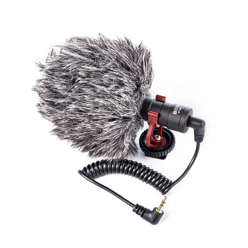 BOYA BY-MM1 Boya SLR microphone microphone mobile phone camera directional live radio vlog noise reduction