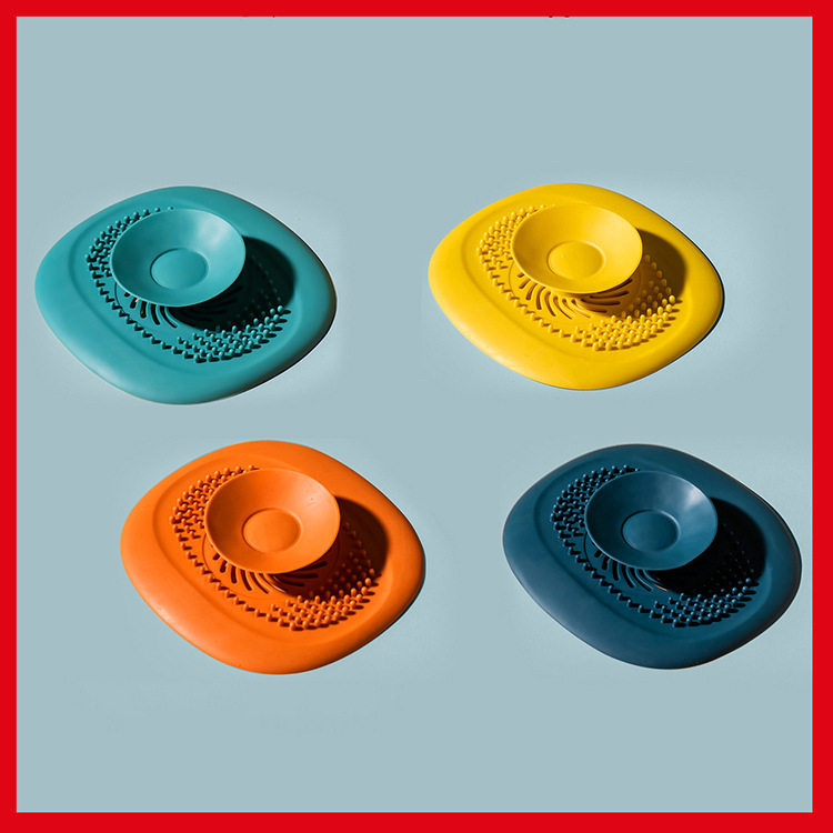 Push-type floor drain deodorant cover washbasin pool filter hair plug bathroom deodorant pipe seal plug