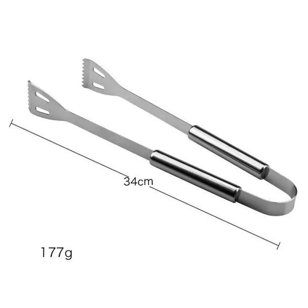 Factory Ready Stock 7-Piece Barbecue Tool Set Portable Storage Oxford Cloth Bag Stainless Steel Tube Handle Bbq Grilling Tools