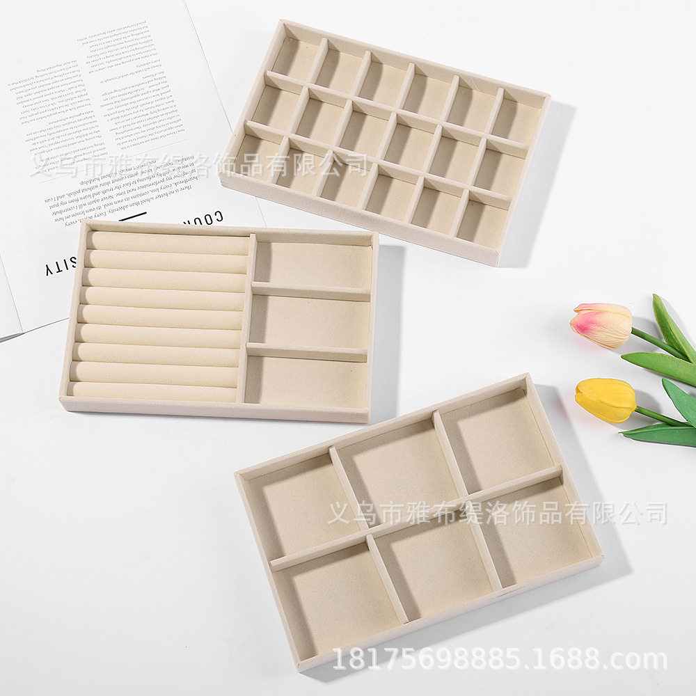 Large Jewelry Storage Box Jewelry Display Plate Earrings Necklace Earrings Bracelet Ring Storage Box Jewelry Display Stand