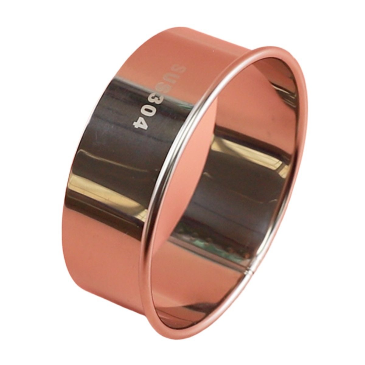 304 Stainless Steel Dumpling Skin Cutting Mold Household Bun Skin Press Grinding Tool Round Cutting Mold for Making Dumplings