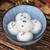 5 Sweet Glutinous Rice Balls, Glutinous Rice Balls, Ningbo Style, Water-Milled Glutinous Rice Balls, Dessert, Black Sesame Filling Semi-Finished Products