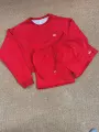 Sweatshirt set in bright red