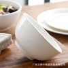 [Bowl Wholesale] Rice Bowl Ceramic Bowl Tableware Hotel Thickened Dining Bowl Breakfast Bowl Small Bowl Soup Bowl Large Noodle Bowl