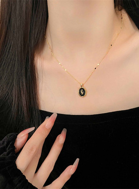 复古小众级感毛衣链女秋冬小香风气质名媛甜美花朵项链B523